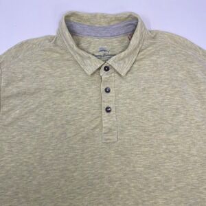 Tommy Bahama Men's 2XL Yellow Short Sleeve Polo Shirt‎